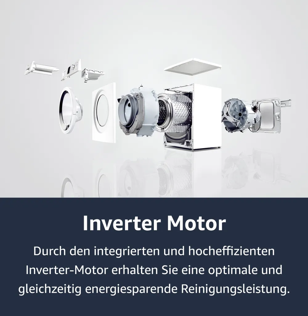 Telefunken W-9-1400-B Waschmaschine (9 Kg / 1400 U/Min) Mit LED Display, Mengenautomatik, Dosierungsautomatik, Inverter Motor – Bild 3