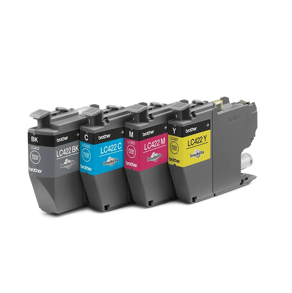 Brother LC422VAL CMYK Multipack Original Druckerpatrone 4 Farben Für 550 Seiten