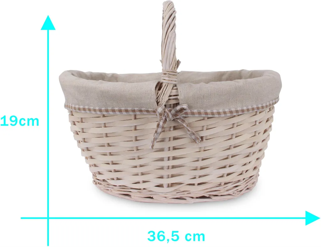 Normani Weidenkorb Mit Henkel – Bild 5