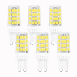 PMS 6x G9 5W LED Glühbirne Leuchtmittel SMD2835 Stiftsockellampe Weiß Nicht Dimmbar