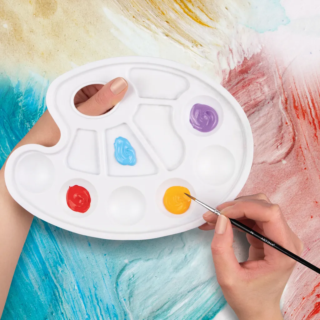 Artina Acrylfarbenset Mit 4 Metallic Acrylfarben Bergamo (27tlg) – Bild 7