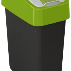 Keeeper Abfalleimer "magne" 10 Liter Anthrazit / Grün