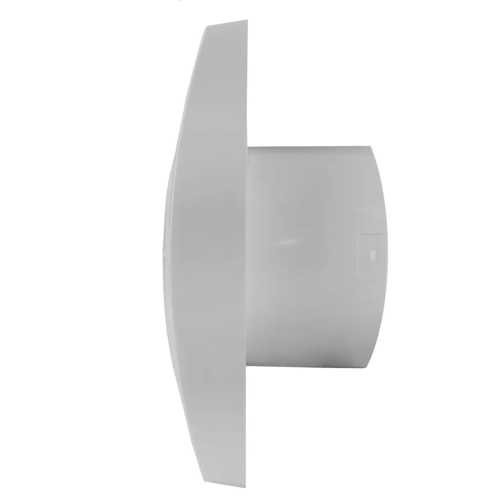 VONLIS Badlüfter Badventilator Lüfter Bad Ventilator Wohnraumlüfter Wandlüfter Zuluft Abluft Belüftung Entlüftung Badezimmer Einbautiefe 50 Mm Kurz Ø 100 Mm Standard Nein – Bild 3