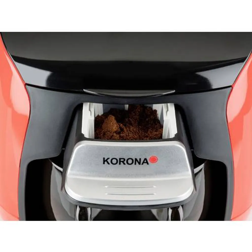Korona Kaffeemaschine Rot, Schwarz Fassungsvermögen Tassen=2 – Bild 4