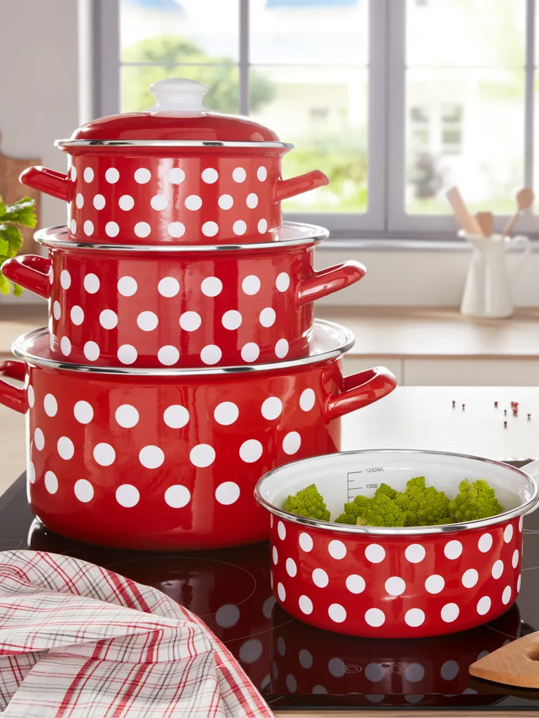 Gsw Kochtopf-Set Pünktchen 4-tlg. – Bild 4