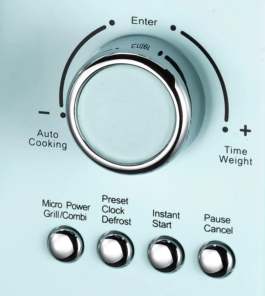 Melissa 16330122 CLASSICO Retro Mint Baby Blue 25 Liter Mikrowelle Mit Grill – Bild 6