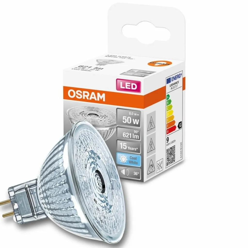 Osram LED Reflektor Star MR16 50 GU5.3 8 W Neutralweiß, Klar – Bild 7