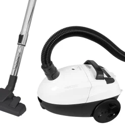 Exquisit BP 3103 We Staubsauger | 700 Watt Leistung | 2 L Staubbeutelvolumen | Weiß