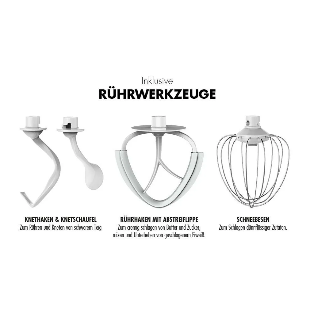 Gastroback 40977 Küchenmaschine Design Advanced Digital 600W Puls LCD-Display – Bild 8