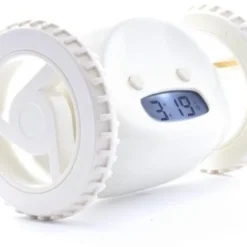 GetDigital Clocky - Weglaufender Wecker: Weiß