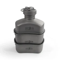 Relags Outdoor Topf-Set Aus TItan Sandgestrahlt Inkl Edelstahlaufhängung Ultraleicht