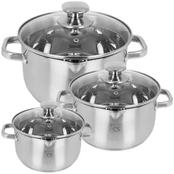 CS Kochsysteme Kochtopf - Töpfe - Topf - Topfset 6tlg. Leipzig