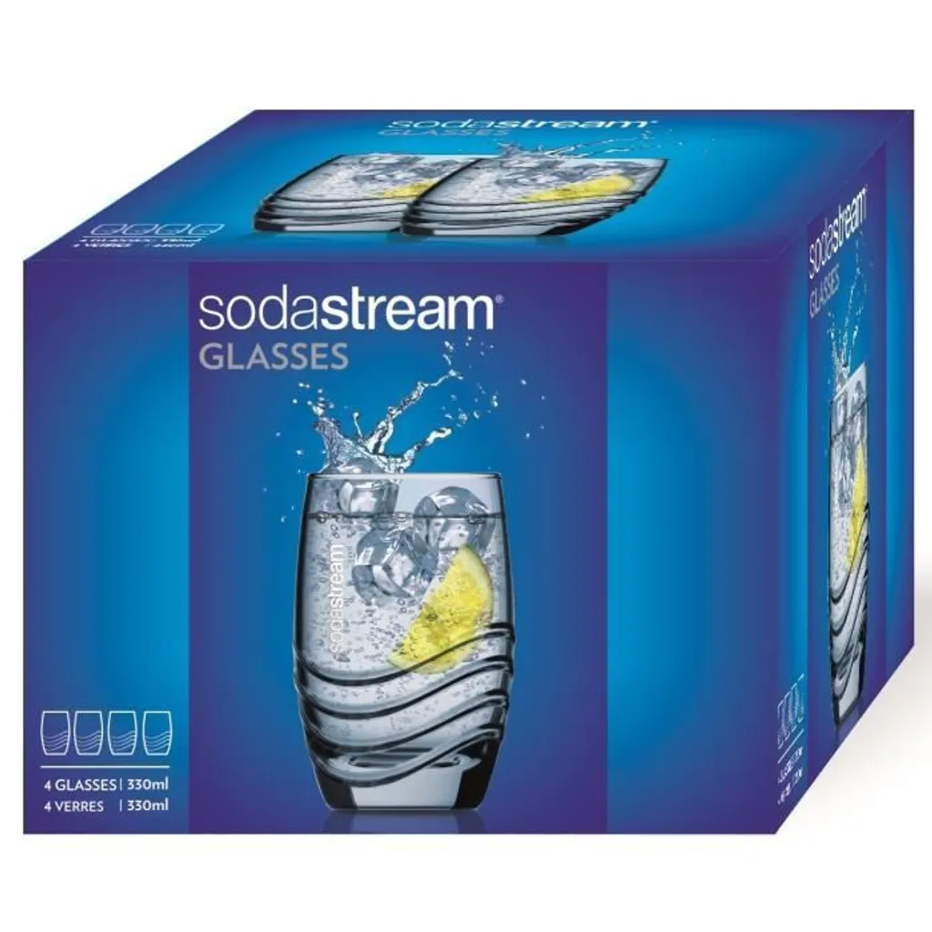 Sodastream Trinkglas 4er-Pack, Passend Zu Sodastream-Glaskaraffen – Bild 4