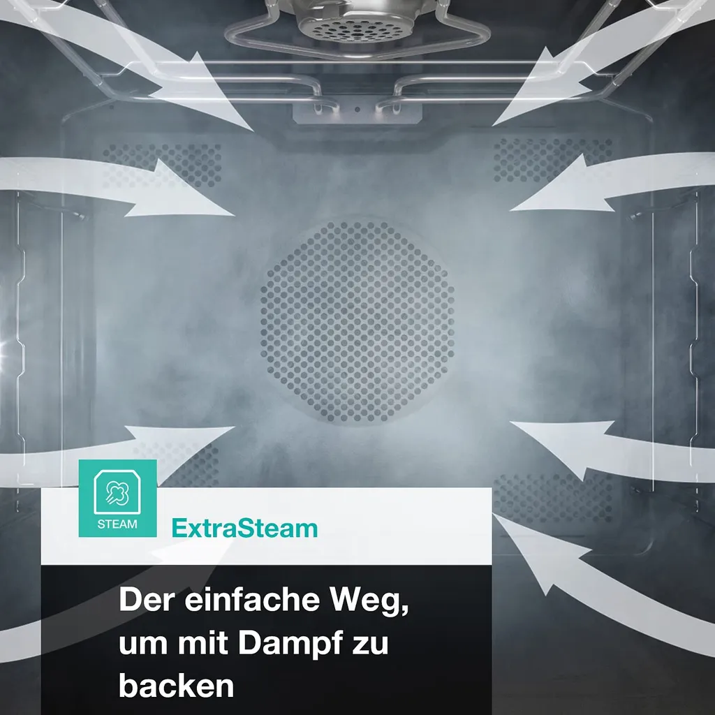 Gorenje Black Set 4 PYROLYSE Einbauherd - Set Mit Glaskeramik-Kochfeld Mit Edelstahlrahmen - 77L XXL Volumen - GentleClose - AirFry - PizzaMode - ChildLock - PerfectGrill - Teleskopauszüge - Schwarz – Bild 11