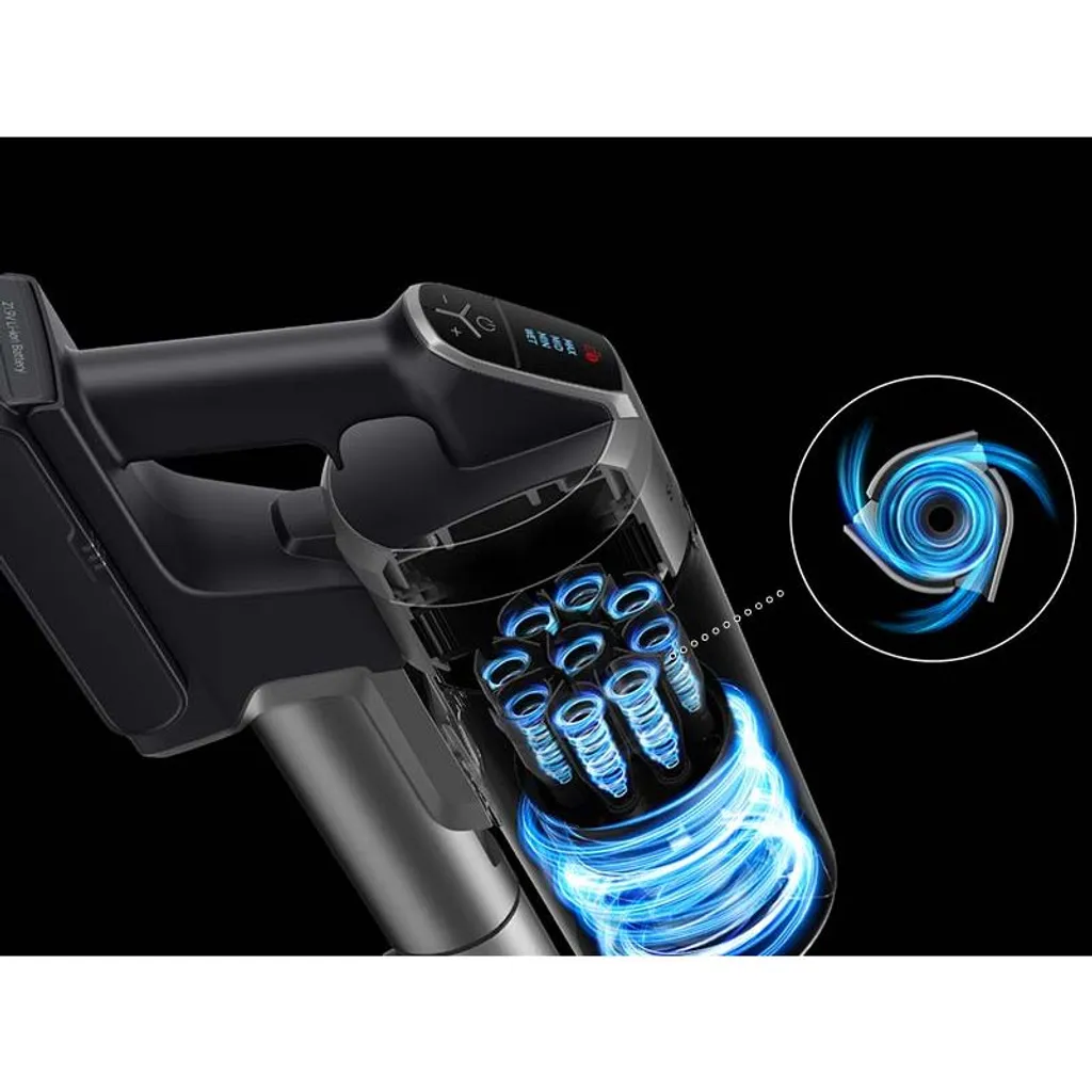 Samsung VS20R9046S3/EV/EN/TR/EF Beutelloser Akku-Handstaubsauger, 550 Watt, Cyclon-Filter, HEPA-Filter, Tierhaarbürste, Turbobürste – Bild 15