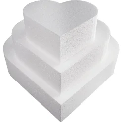 Möbius Creativ Styropor Herztorte Dreistöckig