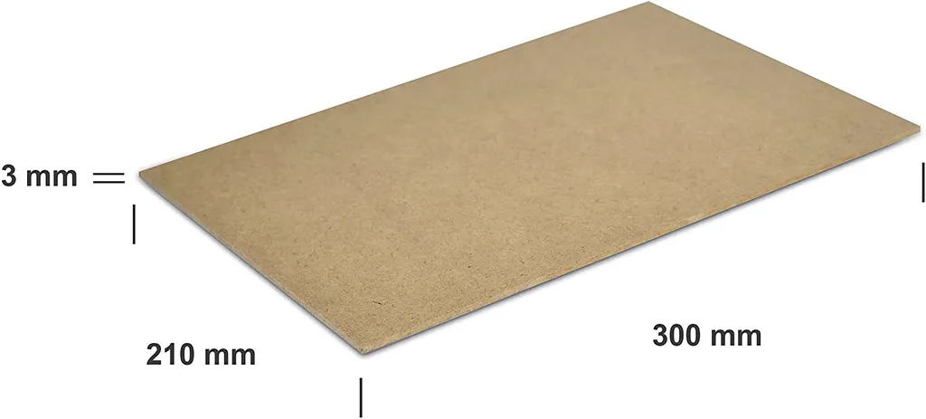 Creative Deco 50 X A4 MDF Platten | 300 X 210 X 3 Mm | Dünne Holz-platten | Perfekt Für Laser, CNC Router, Modellierung, Durchbrochenes, Laubsäge – Bild 5