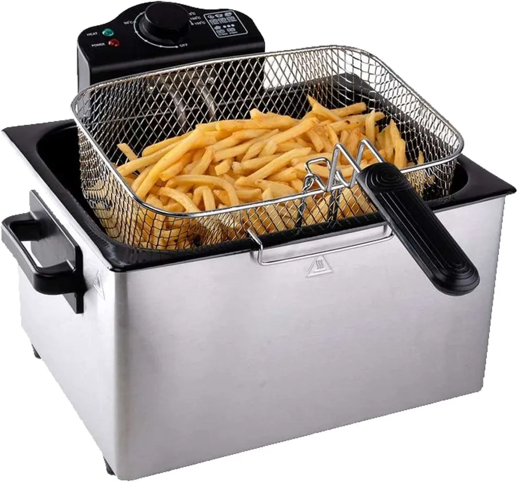 Edelstahl Doppel-Fritteuse 5 Liter EPIQ 80000703 – Bild 2