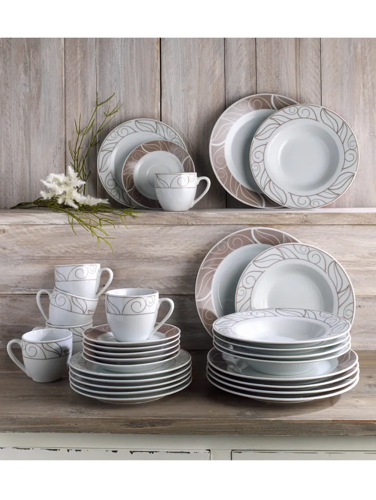 Van-Well WELLCO Kaffeeset Grenoble Porzellan 18teilig – Bild 3