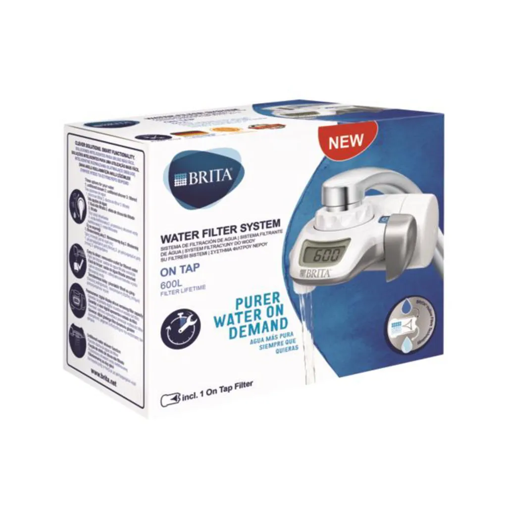 Brita 1.2023.0413, Wasserhahnfilter, 600 L, Silber, Weiß – Bild 3