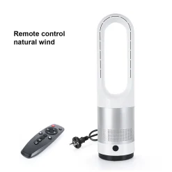 LOZAYI Ventilator Leise, Turmventilator Mit Fernbedienung, Mit Timer, 80°Oszillation, 8 Geschwindigkeitsstufne [A+++]