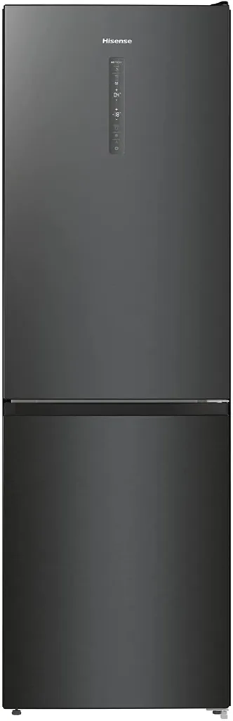 Hisense RB424N4CFC Kühl-/Gefrierkombination - Total No Frost - Metal Cooling - 326 Liter Gesamtvolumen - CrispZone - Super Cool - Extra Space - Chrom-Weinregal – Bild 3