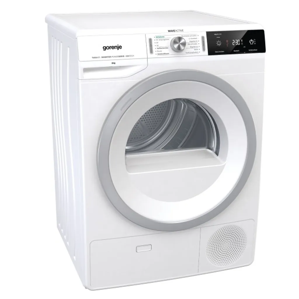 Gorenje DA 83 IL/I Wärmepumpentrockner - 8kgFassungsvermögen - Invertertechnologie - TwinAir - Ionisierung - WaveActive - Weiß - Freistehend