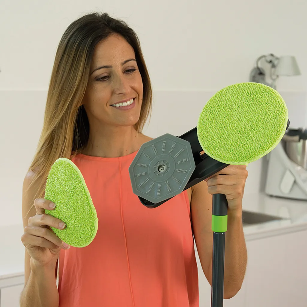 ISL GmbH Starlyf® Cyclonic Mop Kabelloser, Rotierender Bodenwischer Ohne Akku - In Einem Schritt Putzen, Polieren Und Trocknen, Wischmopp Für Hartböden - Aus Der TV Werbung – Bild 3