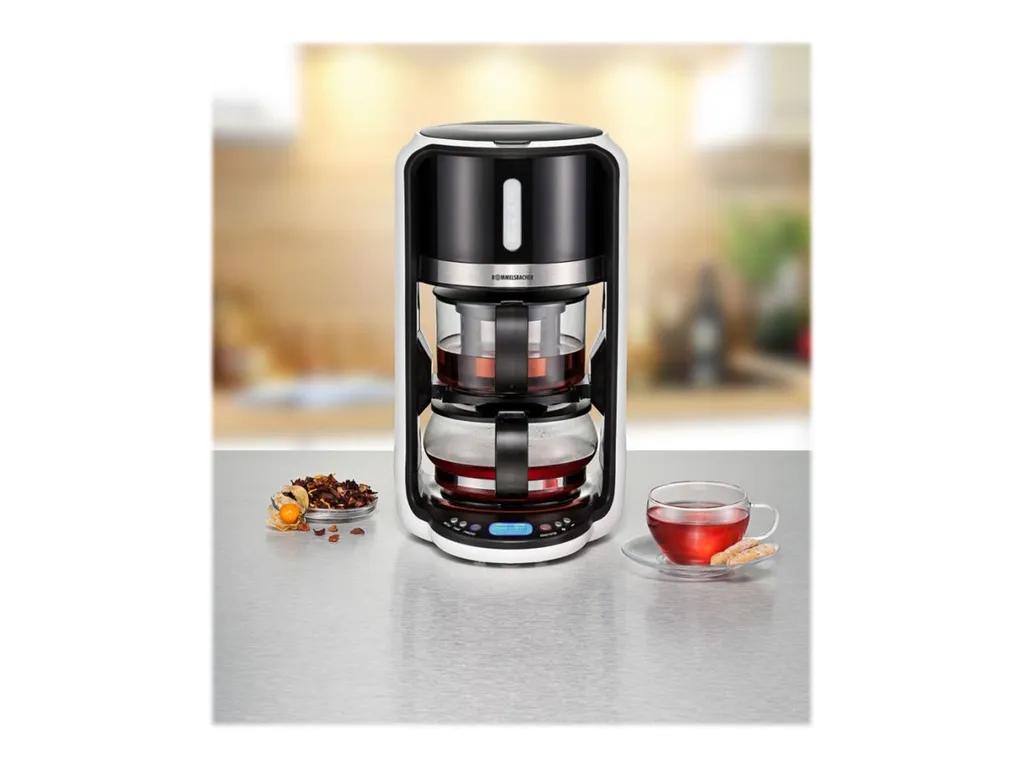 Rommelsbacher Tee Automat TA 1200, 5 Voreingestellte Programme, 4 Brühtemperaturen, Ziehzeit Bis 10 Minuten Einstellbar, Warmhaltefunktion, 1 Liter Wassertank – Bild 2