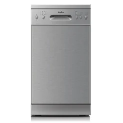 Amica GSP 530 910 Si Stand-Geschirrspüler - 45 Cm, Edelstahl-Optik