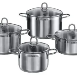 Silit Kochtopf-Set Diamant 4tlg. Aus 18/10 Edelstahl Mit SiliTherm-Allherdboden