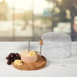 KESPER Käsehobel Mit Haube Aus Bambus58621