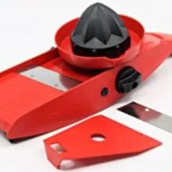 TNS 3000 Rot-schwarz Gemüsehobel "ALL IN ONE" Das Original KOMPLETT-SET (Ersatzmesser+Messerschutz)