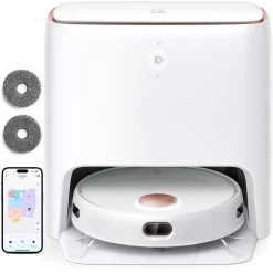 Yeedi Floor 3 Station, Saugroboter Mit Wischfunktion Automatische Mopp-Reinigung, 5100Pa, 3D-Hindernisvermeidung, Perfekt Für Teppich