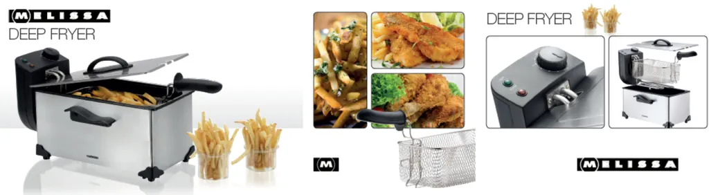 Melissa 16290024 Fritteuse Kaltzone 3 Liter Edelstahl 2200 Watt – Bild 5