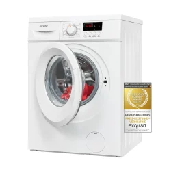 Exquisit Waschmaschine WA8014-030E Weiss | 8 Kg Fassungsvermögen | 1400 U/min
