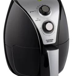 Cuisinier DeLuxe Heißluft-Fritteuse - 3,2 Liter 1300-1500 Watt