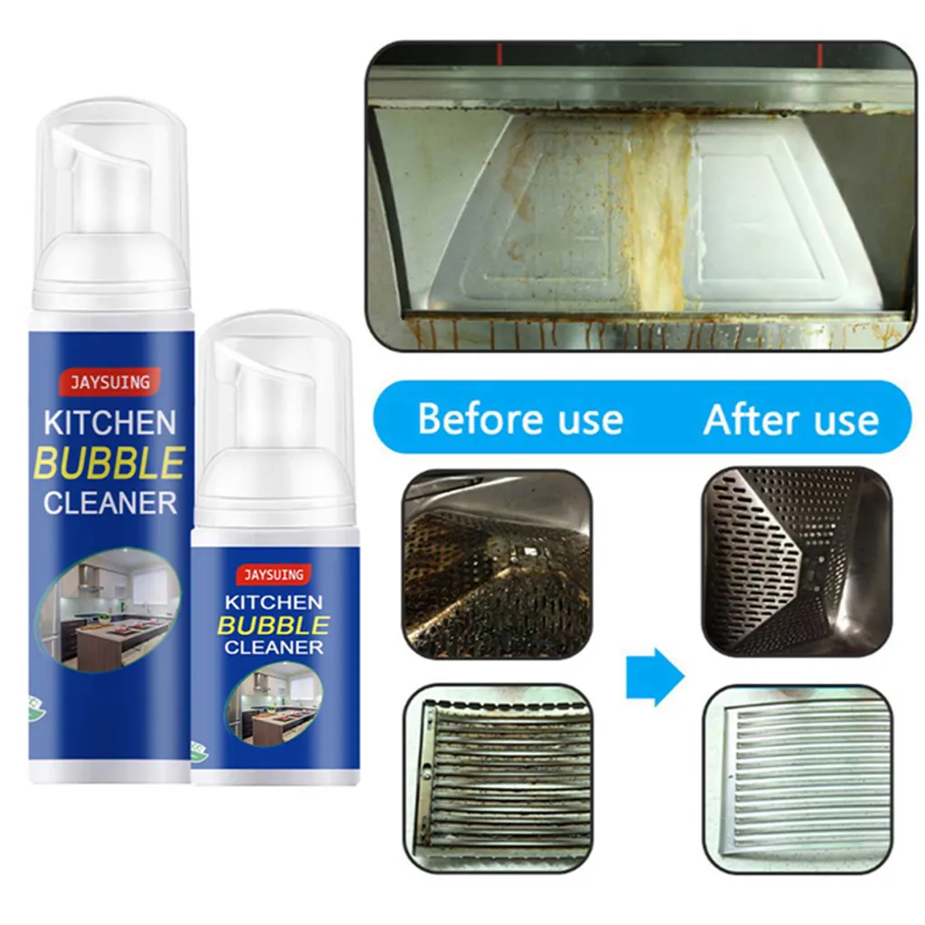 Ljianglishnw 100ml Reiniger Küchen Fettlöser, Multifunktionales Leistungsstarker Fleckenentferner Küchenreiniger, Fettreiniger Fettfleckenentfernung – Bild 4