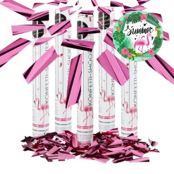 Relaxdays 5 X Party Popper Pink 40 Cm Kanone