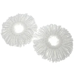 Vhbw 2x Wischbezug Ersatz Für Leifheit 52094 Für Wischmopp - Ersatzkopf, Mikrofaser, Weiß