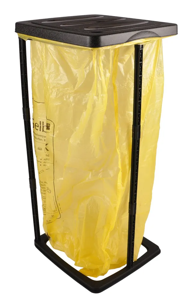 Deuba Müllsackständer Für Müllsäcke Bis 60 Liter 3fach Höhenverstellbar Müllsackhalter Abfallbehälter Müllbeutelhalter – Bild 5