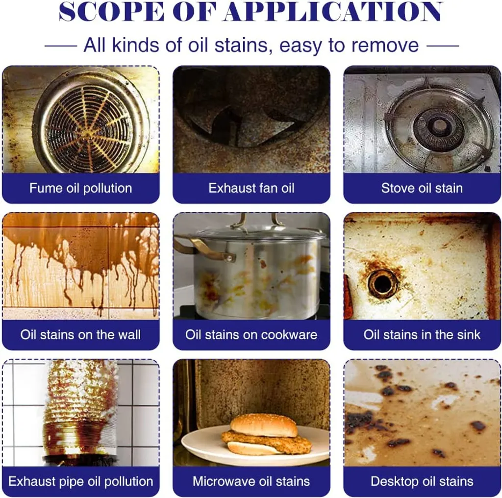 Haobuy Schäumender Schwerölfleckenreiniger 100ml, Allzweck Schaumreiniger, Spülfreies Blasenreiniger Schaum, Bubble Cleaner Allzweck Fleckenentferner, Rinse-Free Küchenfettreiniger Spray – Bild 7