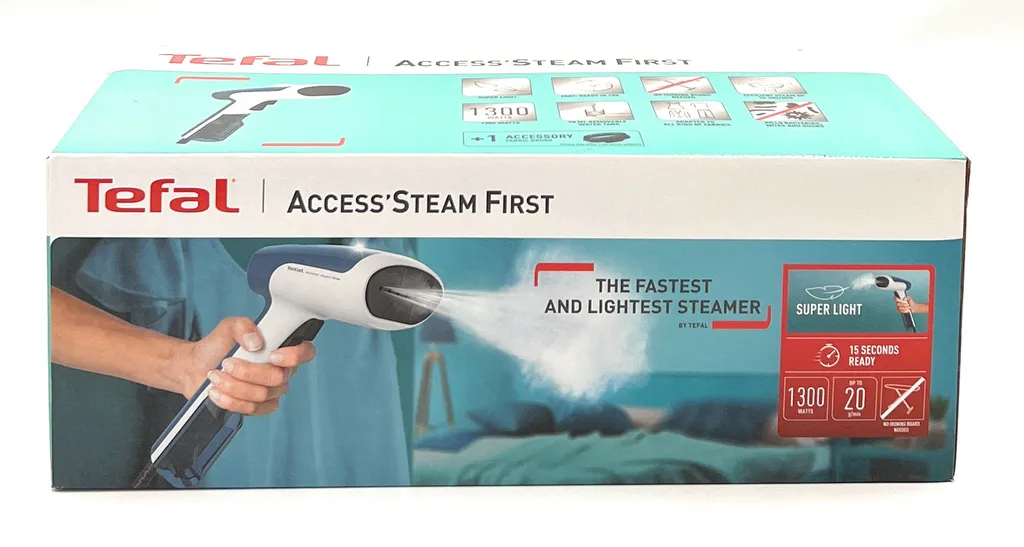 Tefal Dampfbürste DT6130 - Leistung: 1300 Watt - Farbe: Weiß/Blau – Bild 12