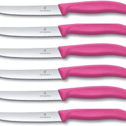 Victorinox Swiss Army Victorinox Tomaten-und Tafelmes, Kunststoff, Pink, 6X