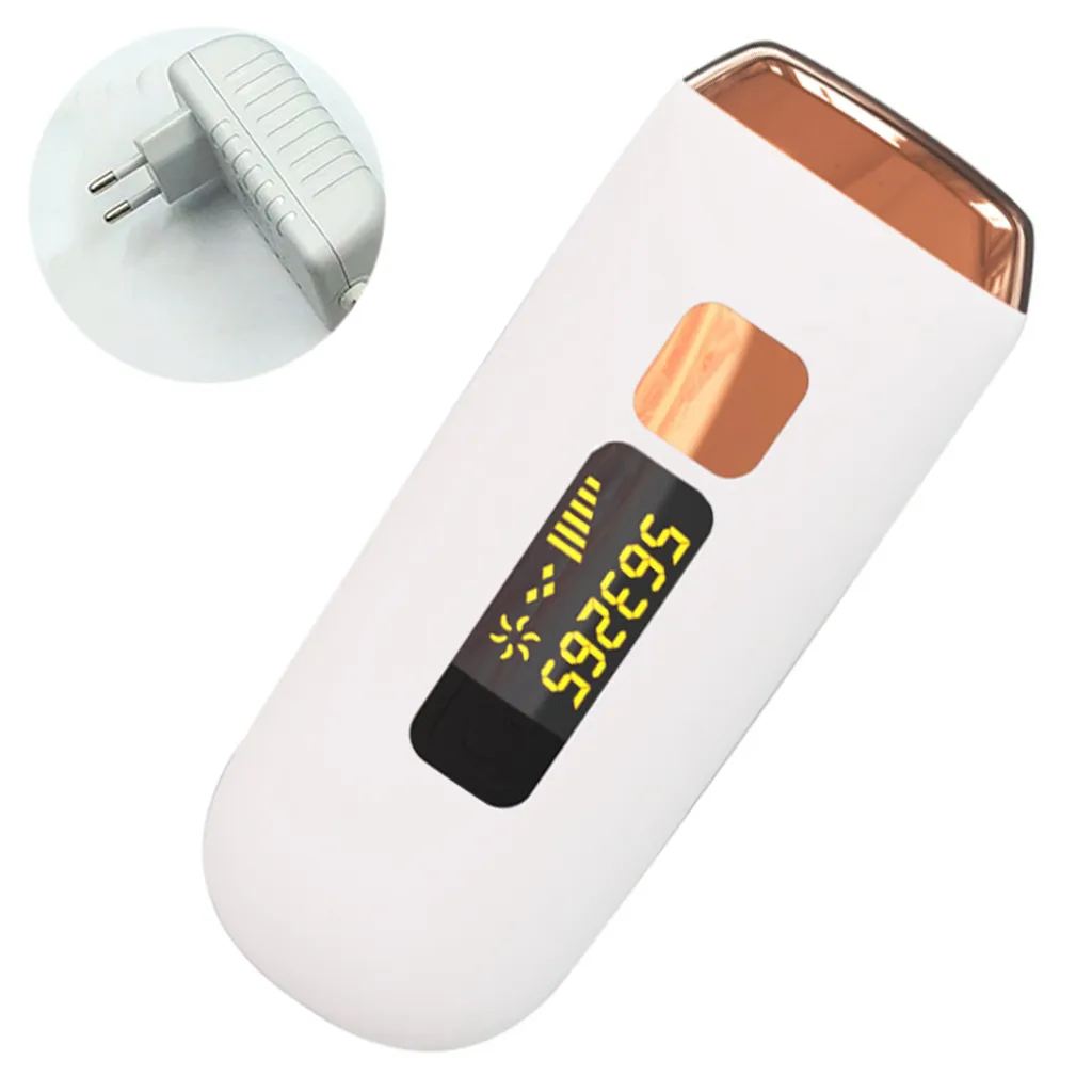 Mmgoqqt Laser Haarentfernungsgerät Für Frauen Und Männer Permanent Mit Eiskühlfunktion IPL Haarentfernung Zu Hause Upgraded Auf 999.999 Blitze Für Gesicht Achseln Beine Arme Bikini Linie,White