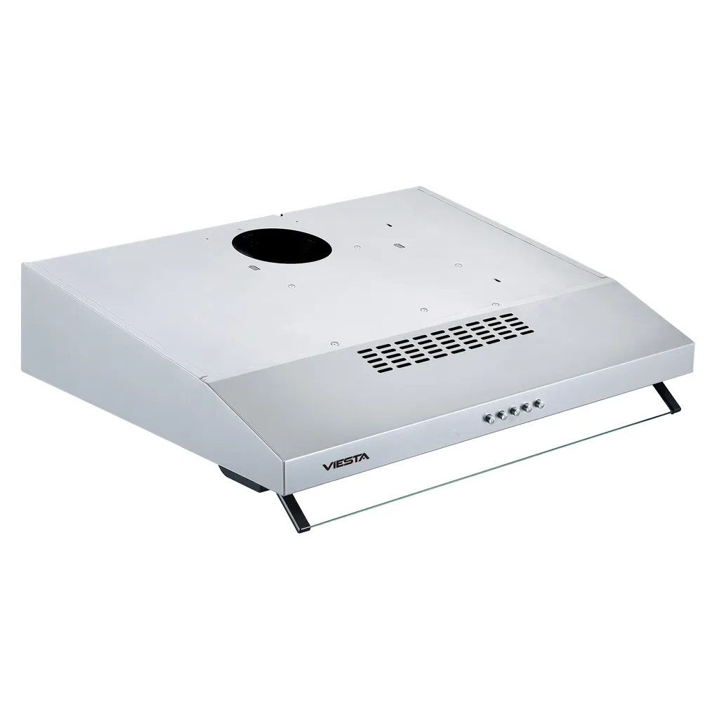 VIESTA VDU6080SR Dunstabzugshaube 60cm - Edelstahl Unterbau Wandhaube Mit Fettfiltern - LED-Beleuchtung - Abluft- & Umluftfunktion - Dunstabzug Mit Glasschirm - Energieklasse C – Bild 5