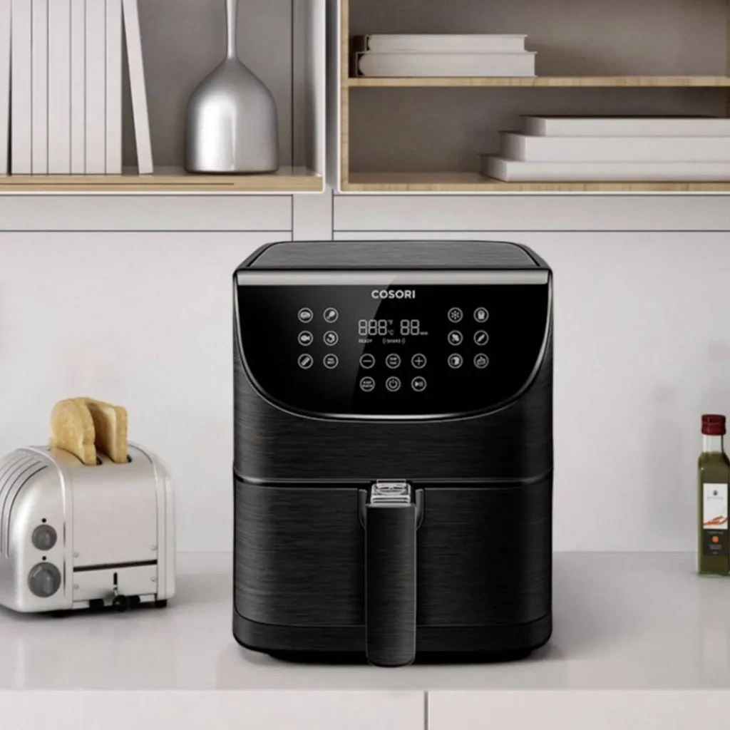 Cosori Premium 5,5-Liter Heißluftfritteuse Mit Spießgestell, Schwarz – Bild 8