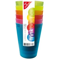 Gut&Günstig Gut & Trinkbecher Kunststoff 6er