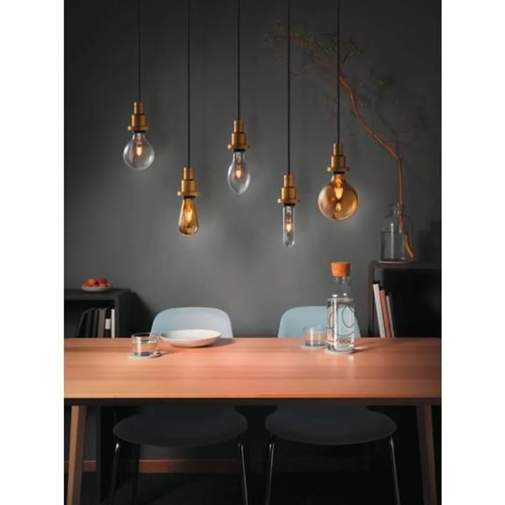 Osram LED Leuchtmittel Globe Spiral Vintage 1906 E27 5W Warmweiß, Amber – Bild 6