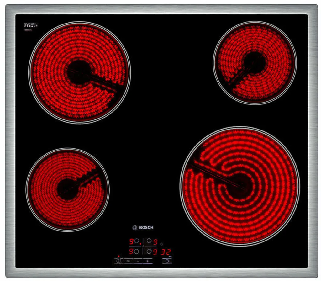 Bosch PKE645BB2E Ceranfeld SCHOTT CERAN® Kochfeld Edelstahlrahmen – Bild 2